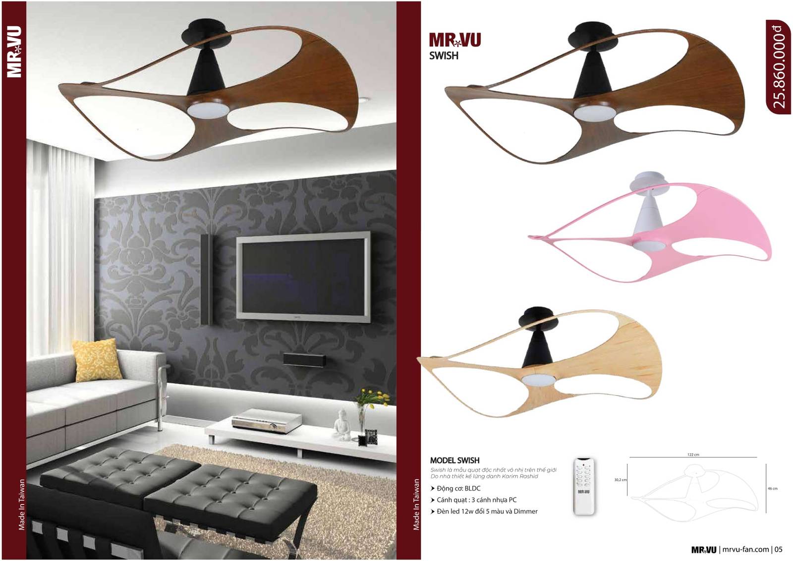 Bảng giá và Catalogue Quạt trần Mr Vũ mới nhất 2024 /Page 